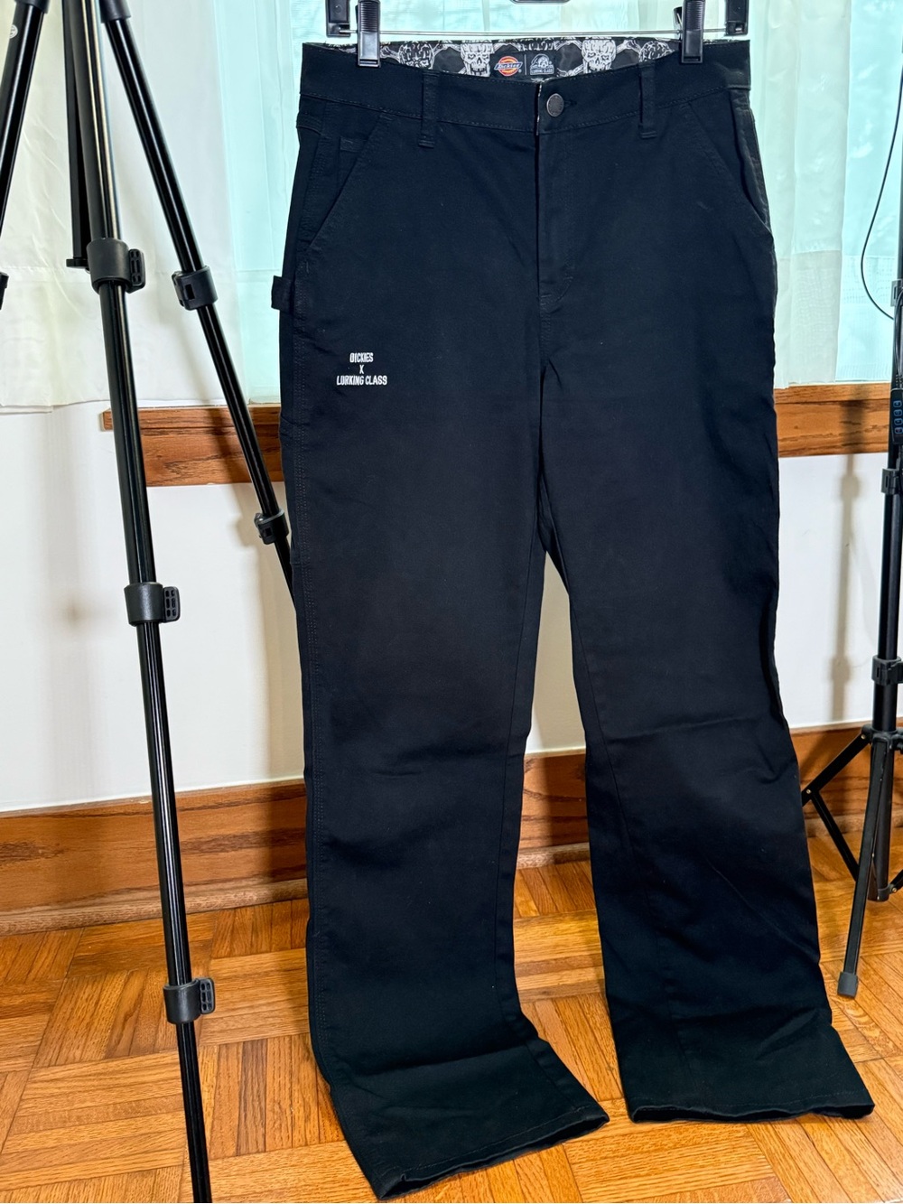 Dickies X Lurking Class Black Twill Work Pants